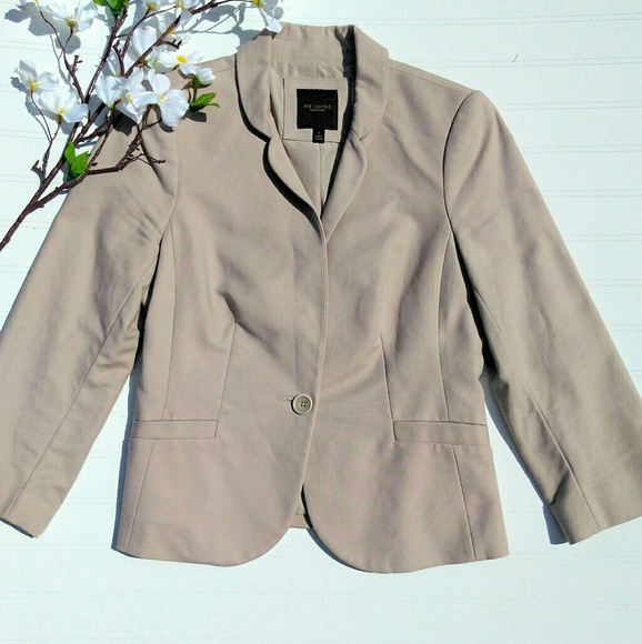 The Limited Jackets & Blazers - Limited single button tan blazer size small
